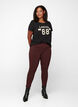 Slim Fit Hose mit Hosentaschen, Dunkles Bordeaux, Model image number 1
