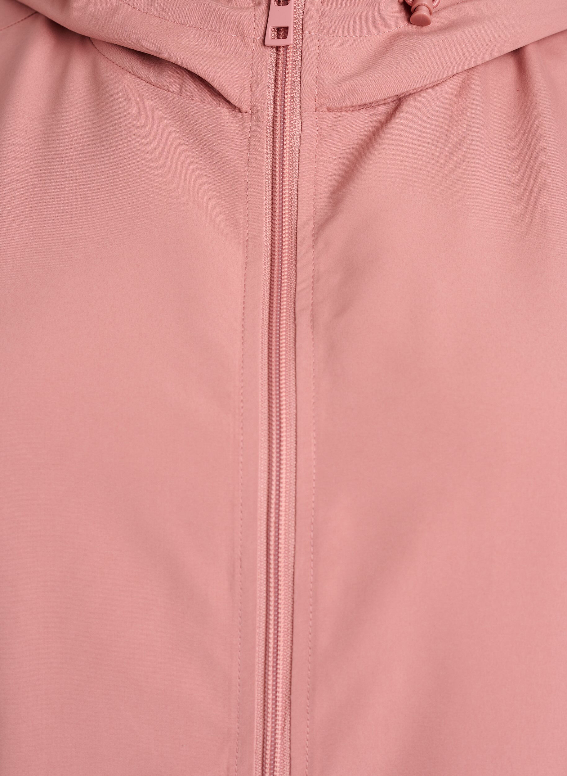 ZizziLeichte Jacke mit Kapuze und Rei&szlig;verschluss, Rot, Packshot image number 2