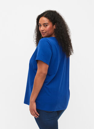 Kurzärmeliges T-Shirt mit V-Ausschnitt, Surf the web, Model image number 1