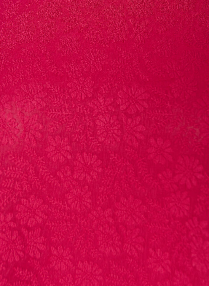Bluse mit Struktur und kurzen &Auml;rmeln, Pink, Packshot image number 2