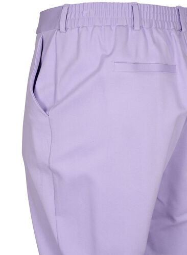 Cropped Hose mit Taschen und verstellbaren Schnüren, Purple Rose, Packshot image number 3