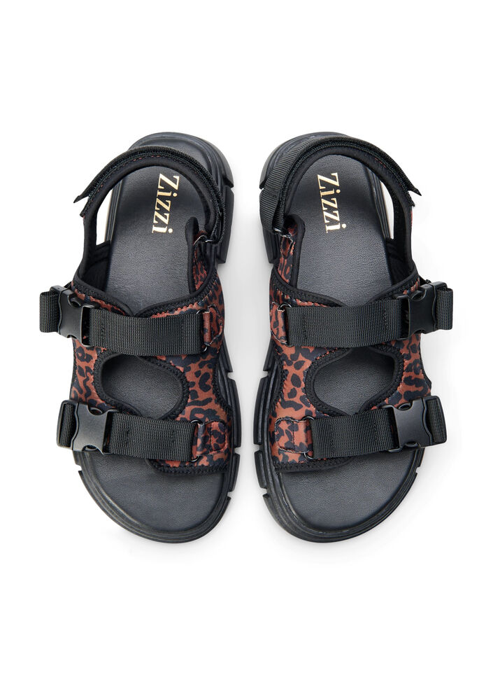 Wide Fit Sandalen, Braun, Packshot image number 2