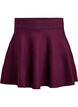 Kurzer Strickrock in A-Linie, Dunkles Bordeaux, Packshot image number 0