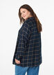Karierte Oversize-Bluse aus Baumwolle, Blau, Model image number 2