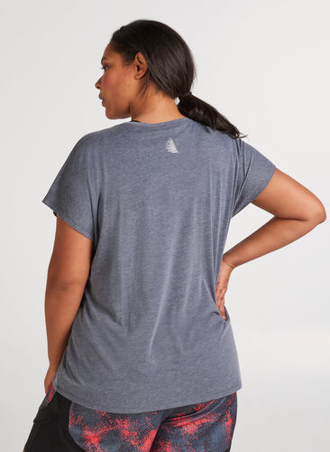 T-Shirt, Night Sky Melange, Model image number 1