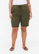 Lockere Shorts aus Baumwolle mit Taschen, Gr&uuml;n, Model image number 4