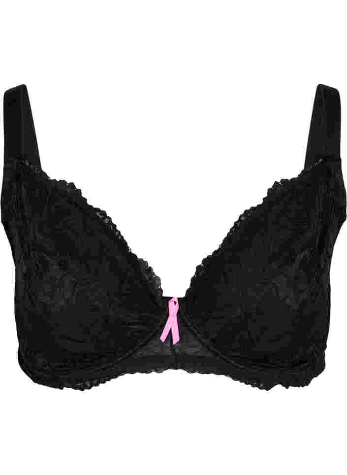 Support the breasts - Emma Bügel-BH für Prothesen, Black, Packshot image number 0