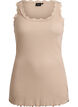 Spitzentop, Beige, Packshot image number 0