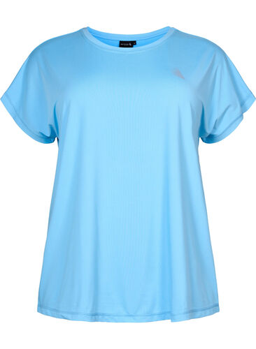 Kurzärmeliges Trainings-T-Shirt, Alaskan Blue, Packshot image number 0