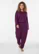 Jerseyhose mit hoher Taille und Taschen, Lila, Model image number 0