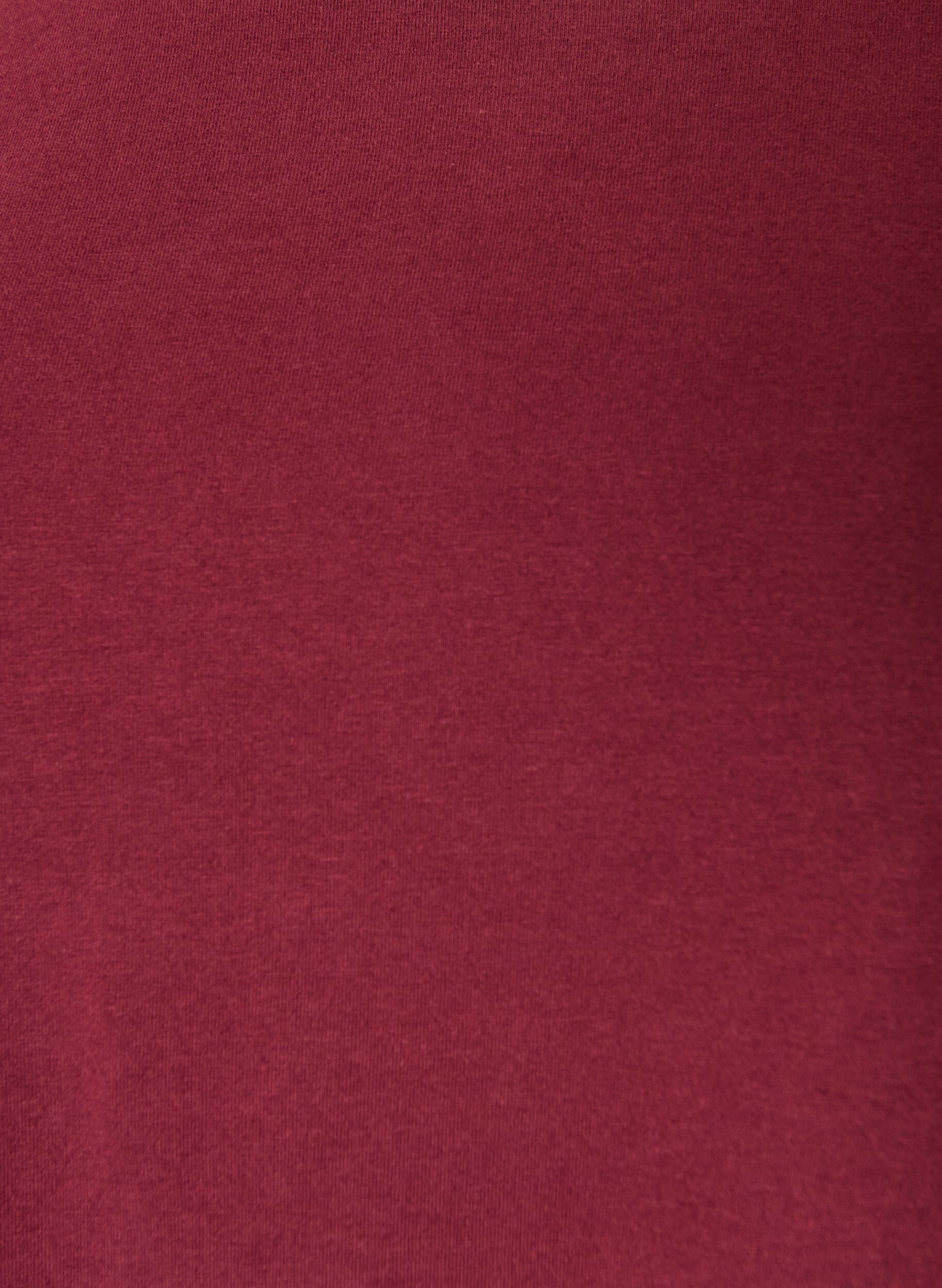 ZizziBasic Bluse aus Jersey mit langen &Auml;rmeln, Rot, Packshot image number 2