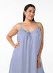 Sommerkleid mit Streifen und A-Linie, Blau, Model image number 2