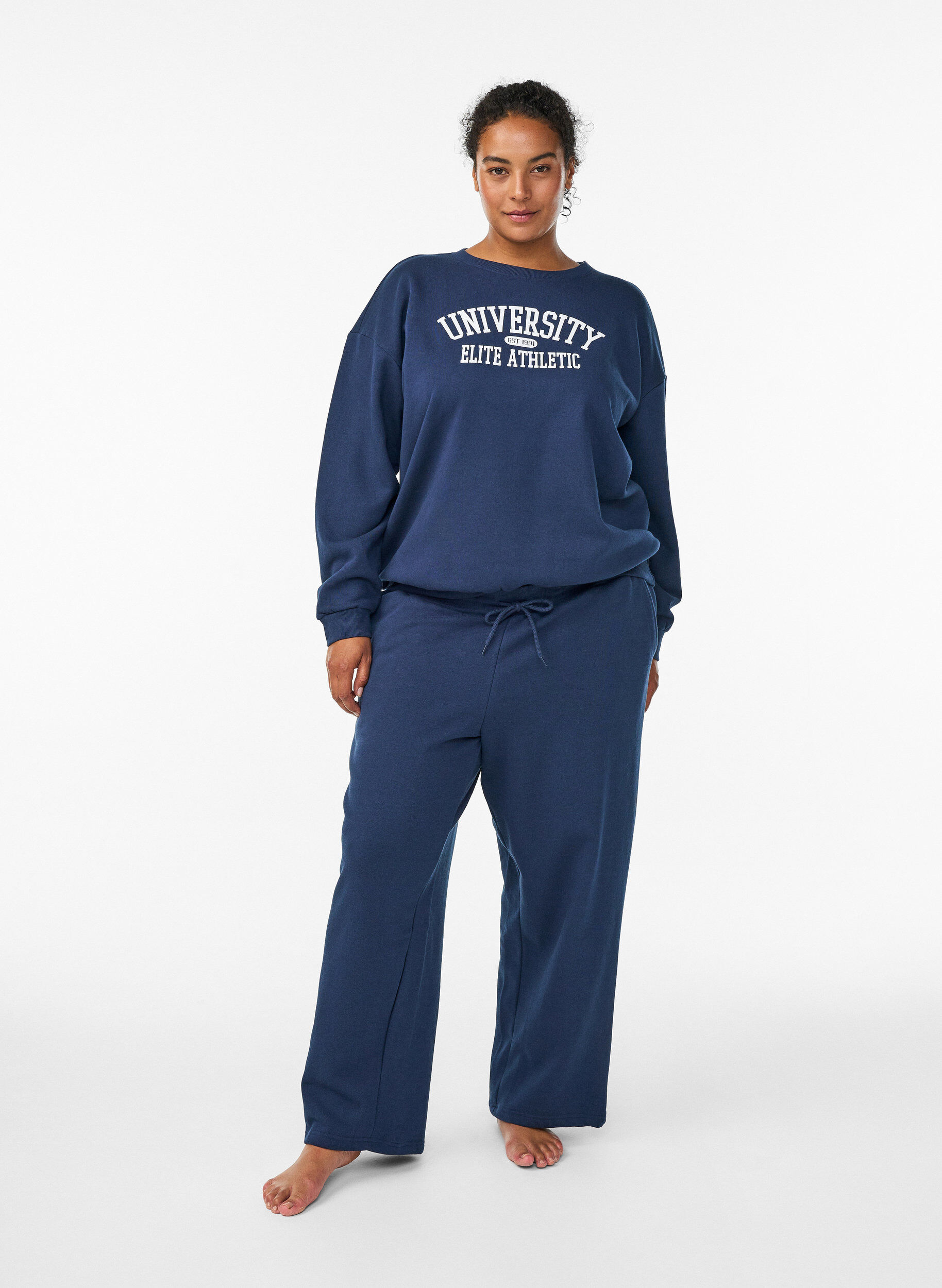 ZizziSweathose mit Taschen, Blau, Model image number 0