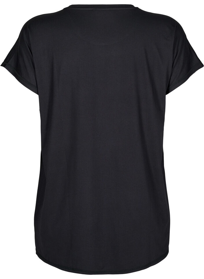 Langes Trainingsshirt, Schwarz, Packshot image number 1