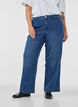 Myra Jeans in weiter Passform mit hoher Taille, Blau, Model image number 2