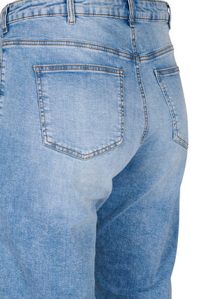 Gekürzte Vera-Jeans mit Destroyed-Details	, Blue Denim, Packshot image number 3