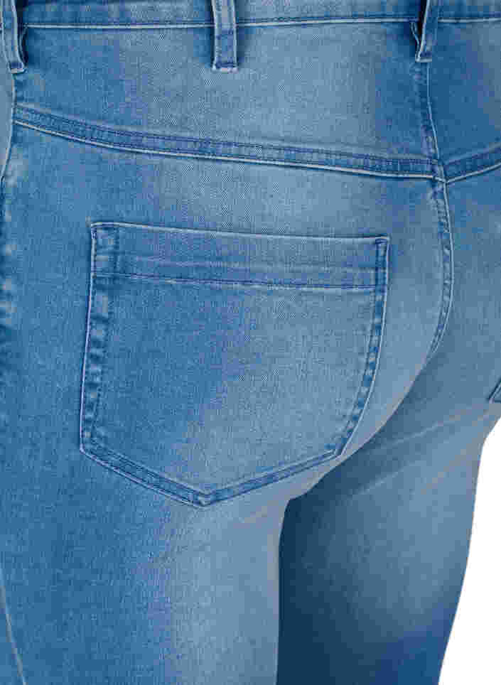 Super Slim Amy Jeans mit hoher Taille, Lt blue Denim, Packshot image number 3