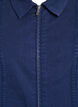 Kurzes Kleid aus Twill mit Reißverschluss, Blau, Packshot image number 2