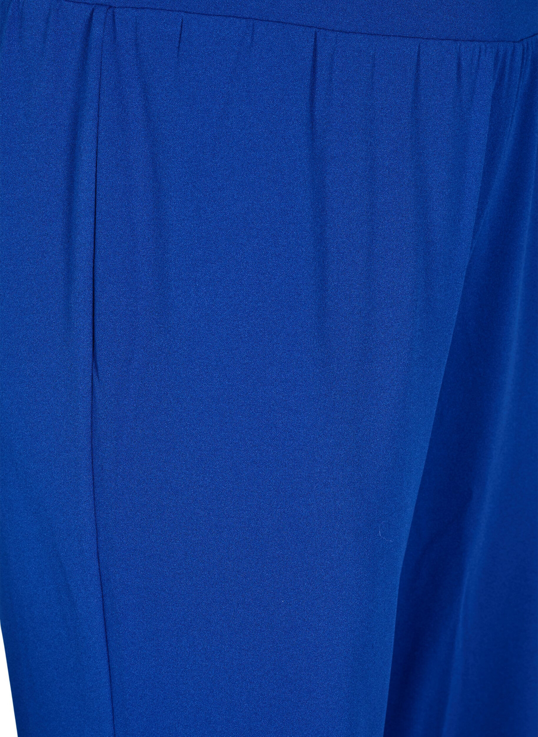 Zizzi Hose mit gerader Passform, Blau, Packshot image number 2