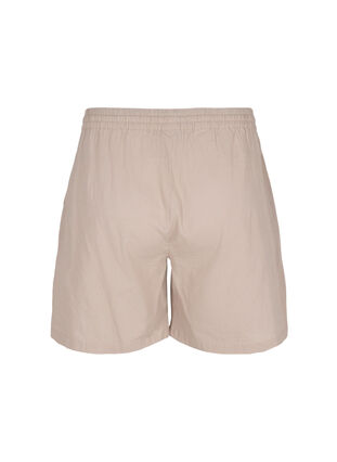 Lockere Shorts aus einer Baumwollmischung mit Leinen, Simply Taupe, Packshot image number 1