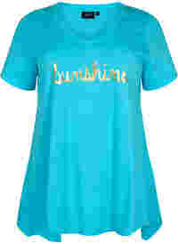 T-Shirt aus Baumwolle mit kurzen Ärmeln