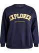 Sweatshirt mit Statement-Detail, Blau, Packshot image number 0