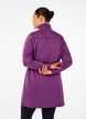 Kurzes Sweatshirtkleid mit Stehkragen und verstellbarer Taille, Deep Purple, Model image number 1