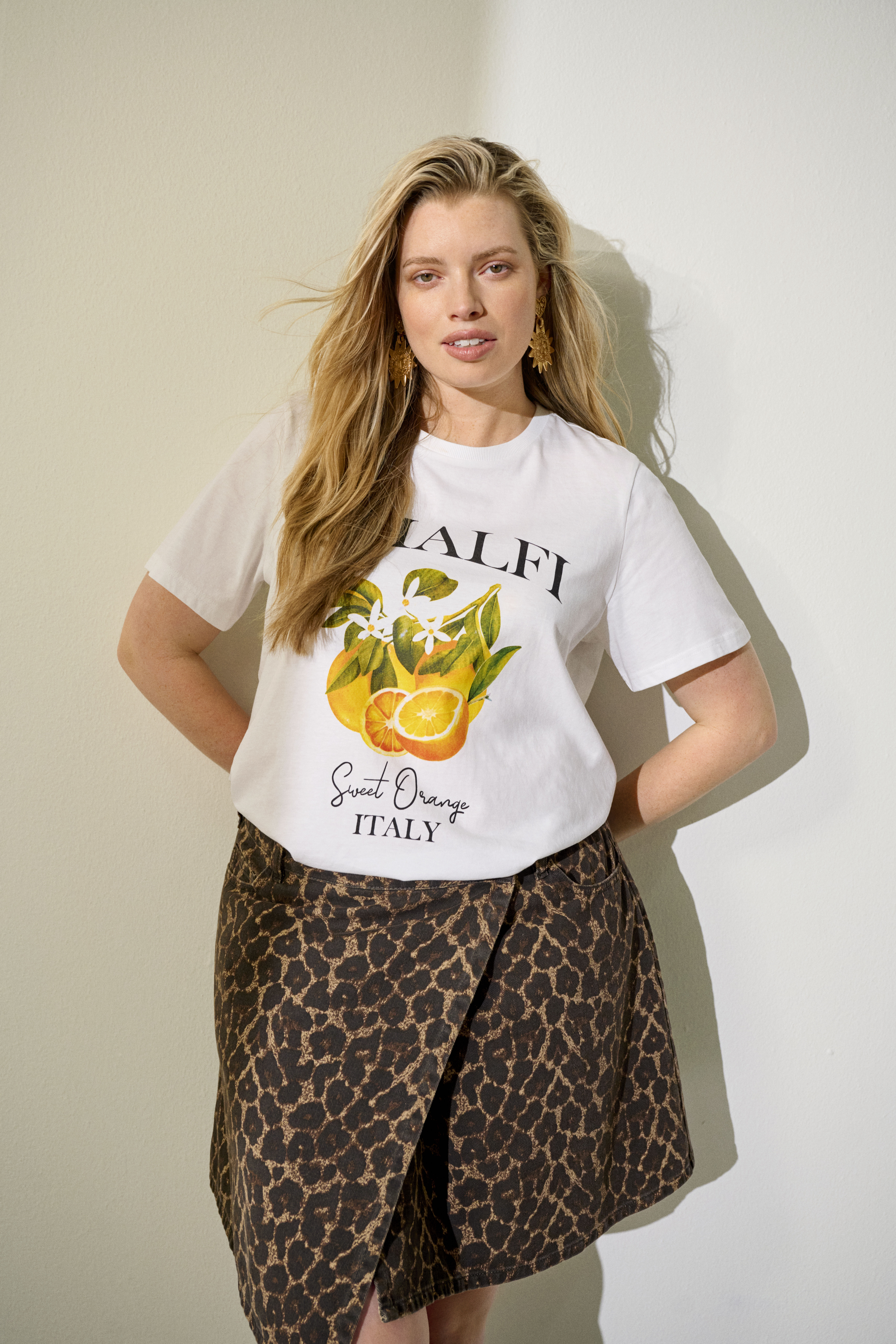 Zizzi Leo Jeansrock, , Model