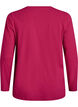 Basic Top aus Jersey mit langen &Auml;rmeln, Pink, Packshot image number 1