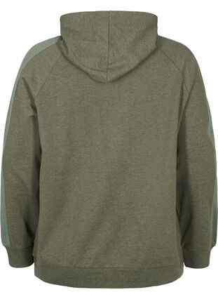 Sweatshirt mit Reißverschluss und Kapuze, Forest Night, Packshot image number 1