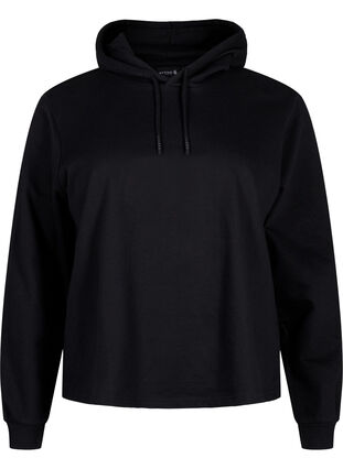 Sweatshirt-Hoodie, Black, Packshot image number 0