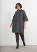 Kleid aus Denim mit Pailletten und 3/4-&Auml;rmeln, Schwarz, Model image number 1