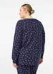 Bedrucktes Schlaftop, Blau, Model image number 2