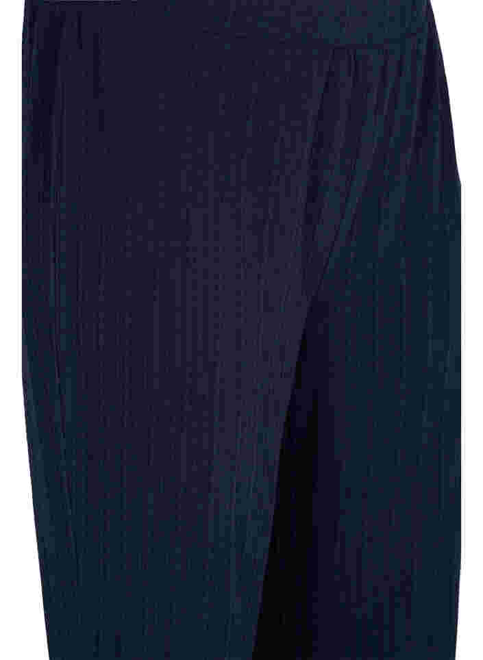 Lockere Hose mit Struktur, Navy Blazer, Packshot image number 2