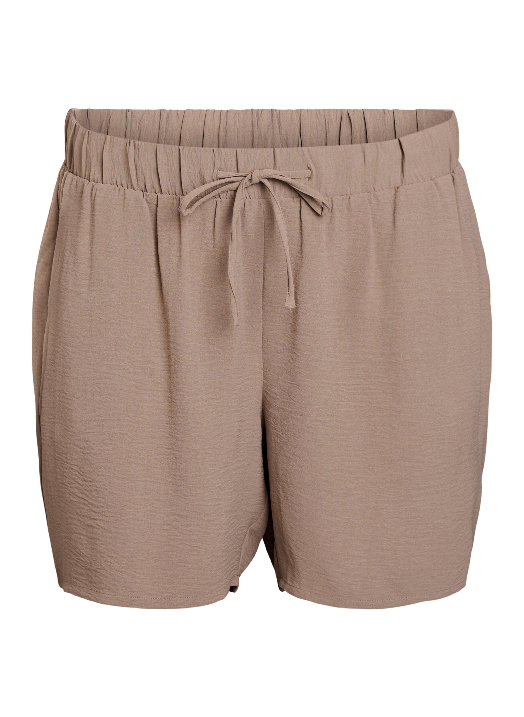 Kurze Hose mit Taschen und elastischem Bund
