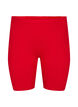 Einfarbige Basic Radlershorts, Rot, Packshot image number 0