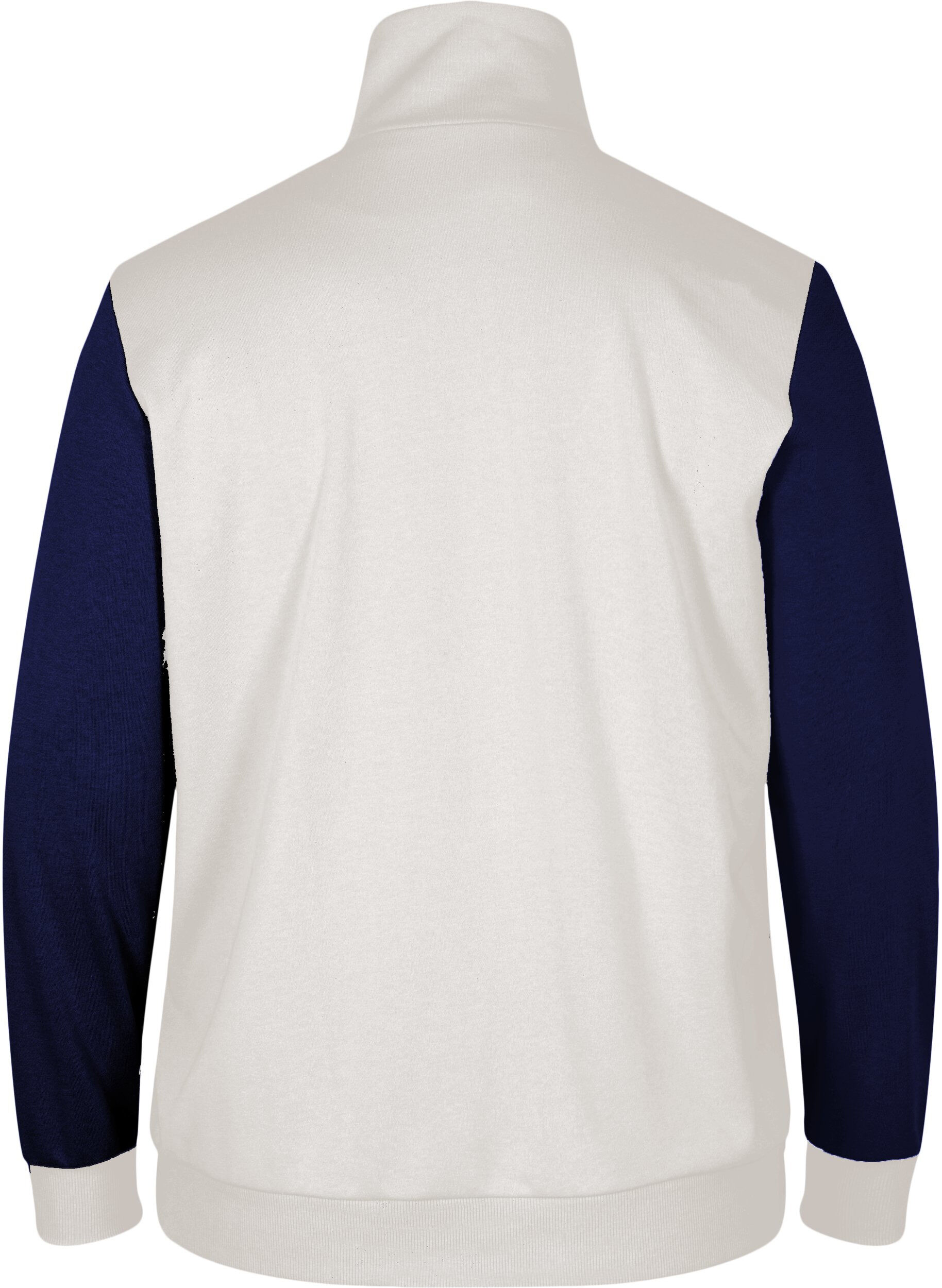 Zizzi Sweatshirt mit Colour-Block, Night Sky/Off White, Packshot image number 1