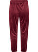 Lockere Hose aus Velours, Rot, Packshot image number 1