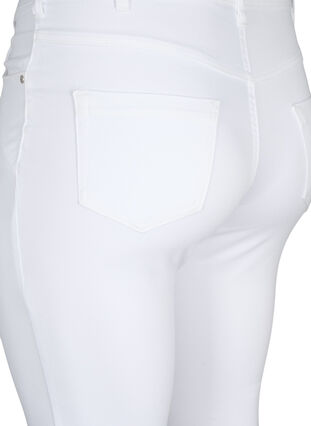 Slim Fit Emily Jeans mit normaler Taillenhöhe, White, Packshot image number 3