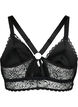 Spitze Bralette mit Rückendetail, Black, Packshot image number 1