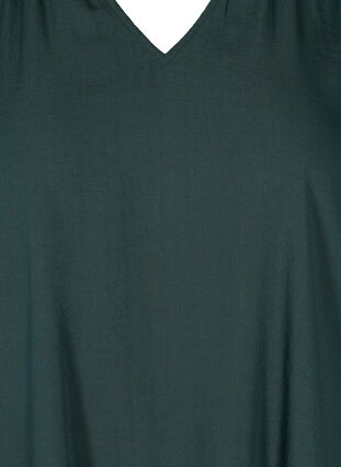 Langarm Tunika mit V-Ausschnitt, Darkest Spruce, Packshot image number 2
