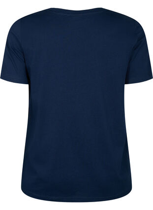 Weihnachts-T-Shirt mit Pailletten, Navy Blazer SLATE, Packshot image number 1