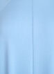 Strickbluse mit Rundhalsausschnitt und Strickmuster, Blau, Packshot image number 2