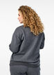 Sweatshirt mit hohem Kragen und langen &Auml;rmeln, Grau, Model image number 2