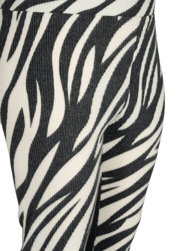 Leggings mit Zebra-Print, White Zebra, Packshot image number 2