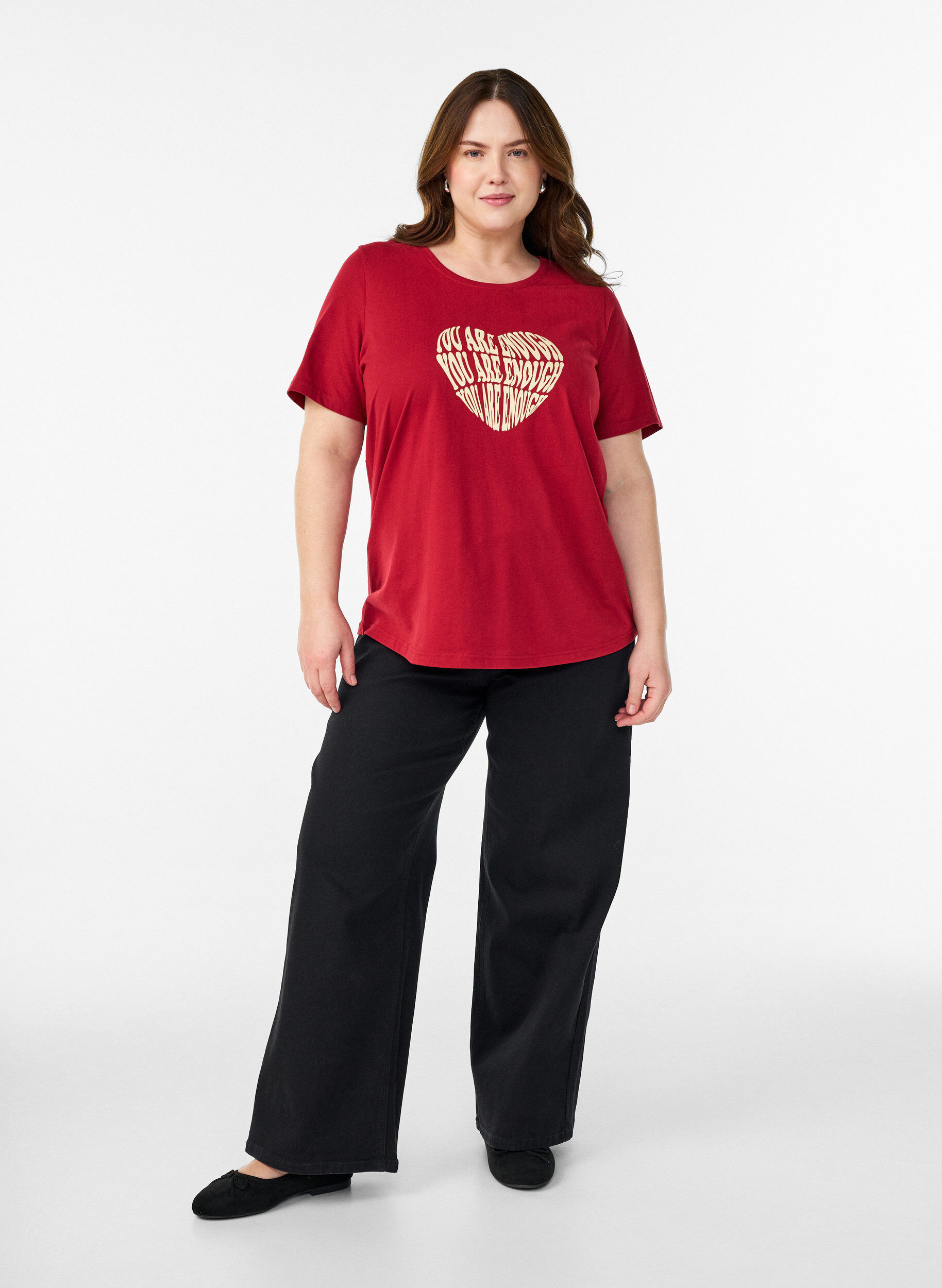 ZizziT-Shirt mit Print, Rot, Model image number 1