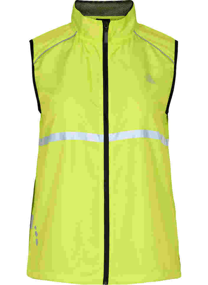 Gelbe Laufweste mit Reflektoren, Neon Yellow, Packshot image number 0