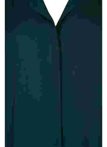 Unifarbenes Hemd mit V-Ausschnitt, Scarab, Packshot image number 2