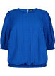 Smock Bluse mit Lyocell (TENCEL™), Strong Blue, Packshot image number 0