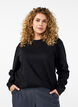 FLASH - Sweatshirt mit Rundhalsausschnitt, Schwarz, Model image number 0